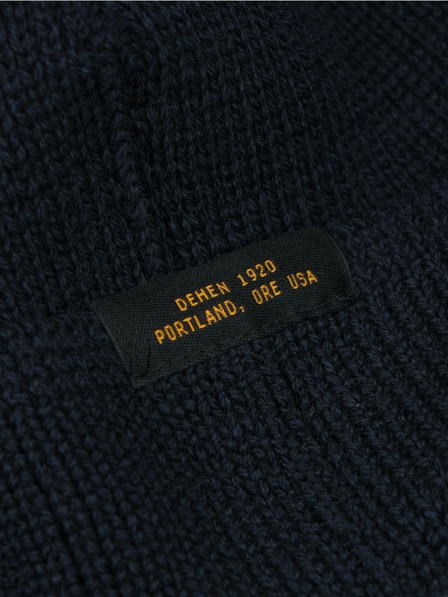 Dehen Wool Knit Watch Cap - Dark Navy