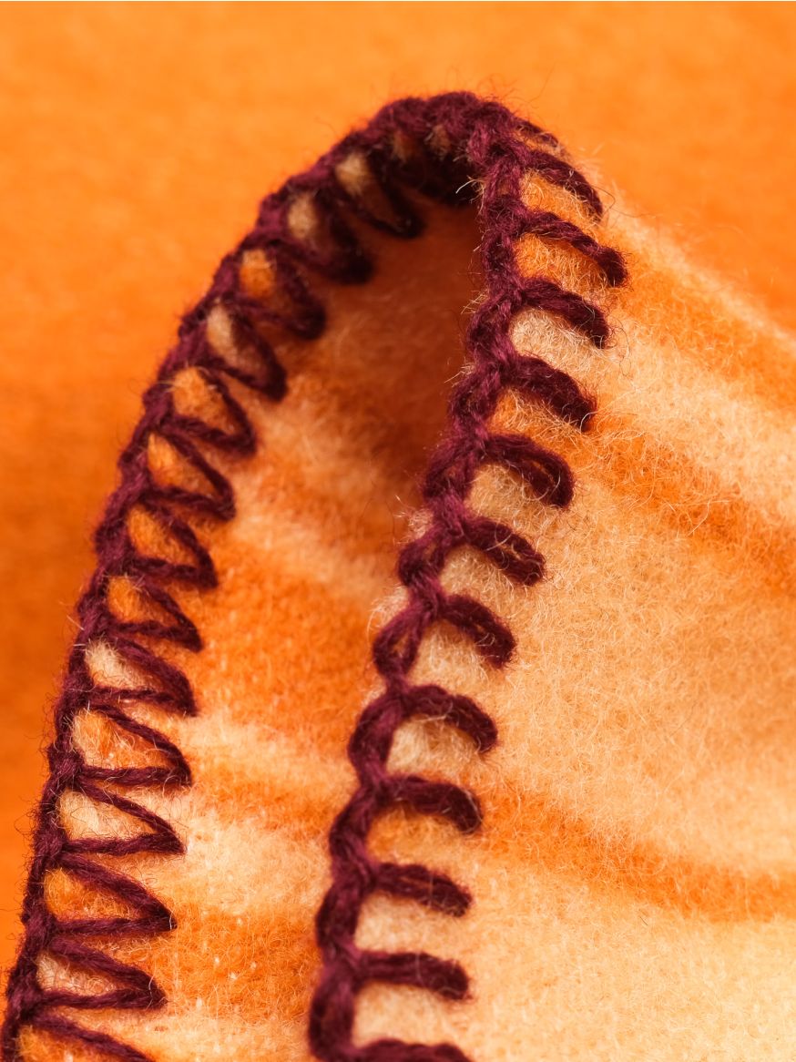 Indigofera 100% Wool Blanket - New Desert