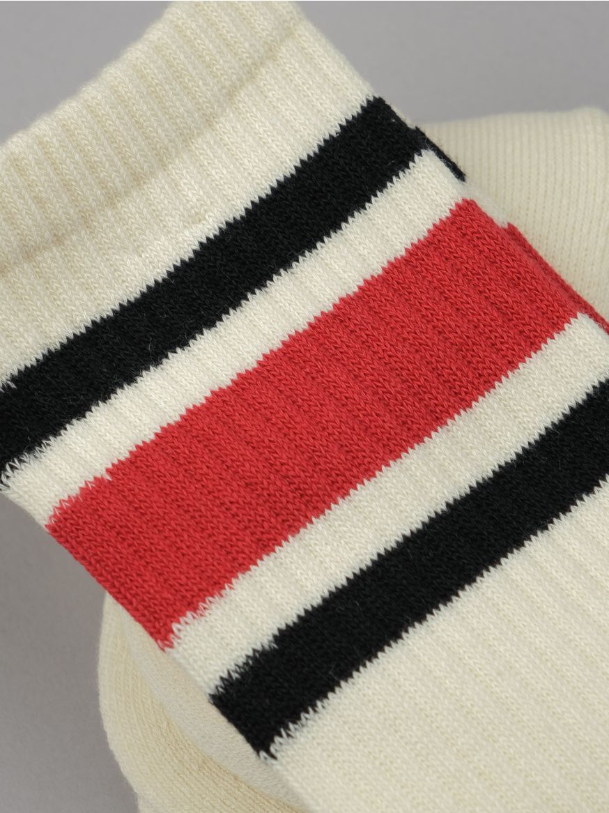Decka 80s Skater Socks - Red