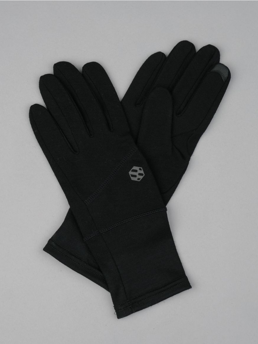 Handson Grip Merino Wool Hobo Glove - Black