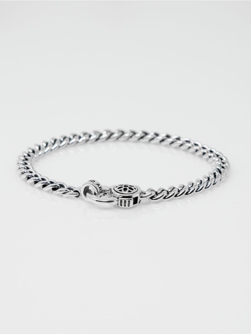 Good Art Sterling Silver Curb Chain Bracelet - AA
