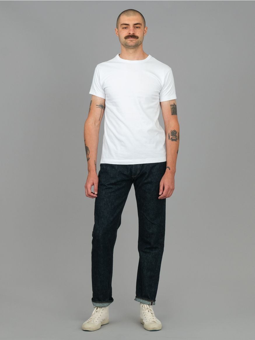 3sixteen CS-100xk Rinsed Indigo Kibata Selvedge Jeans - Classic Straight