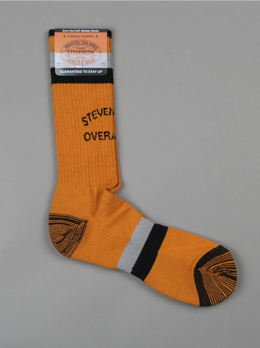 Stevenson Overall Over the Calf Athletic Socks - Yellow