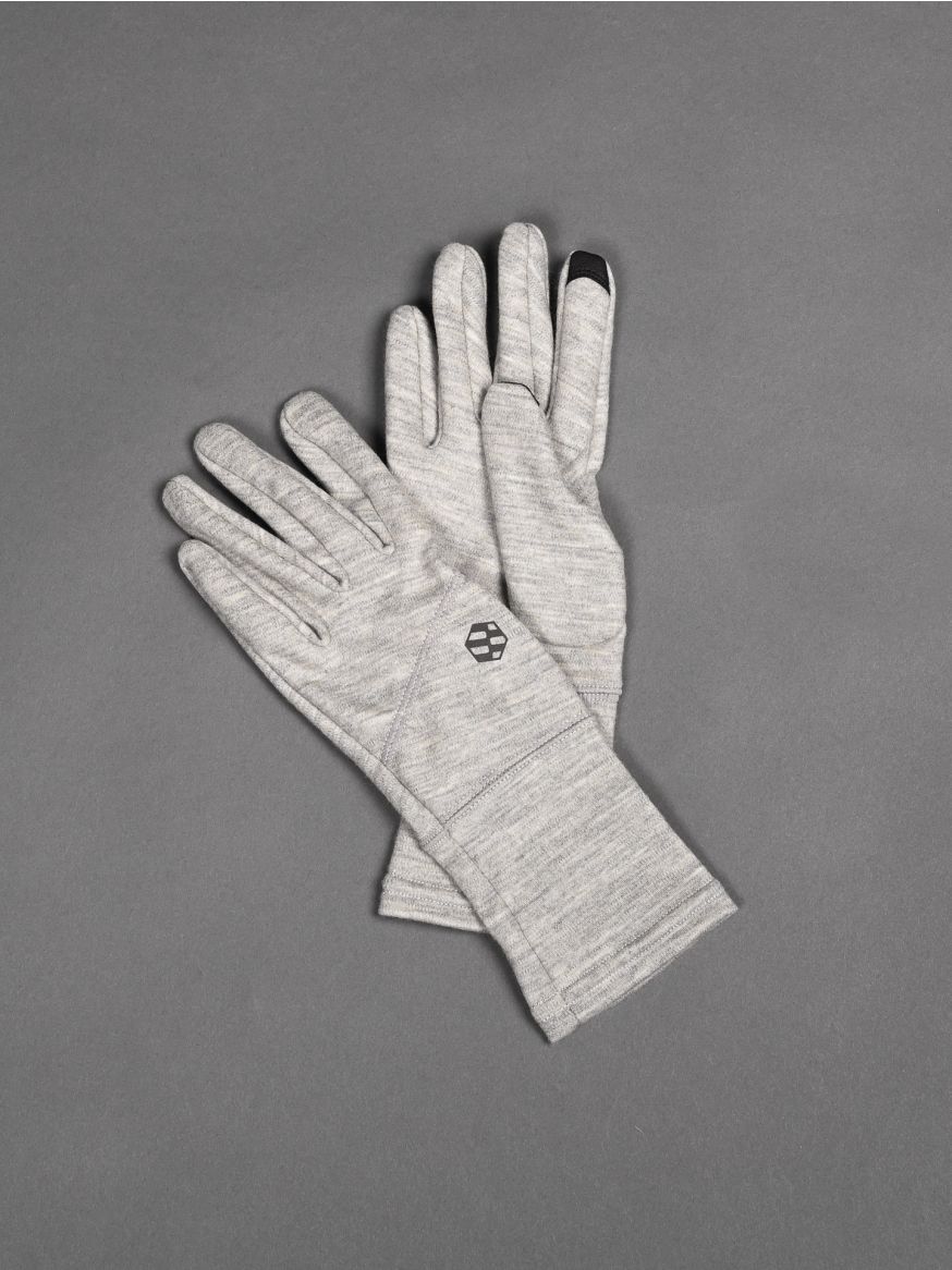 Handson Grip Merino Wool Hobo Glove - Light Grey