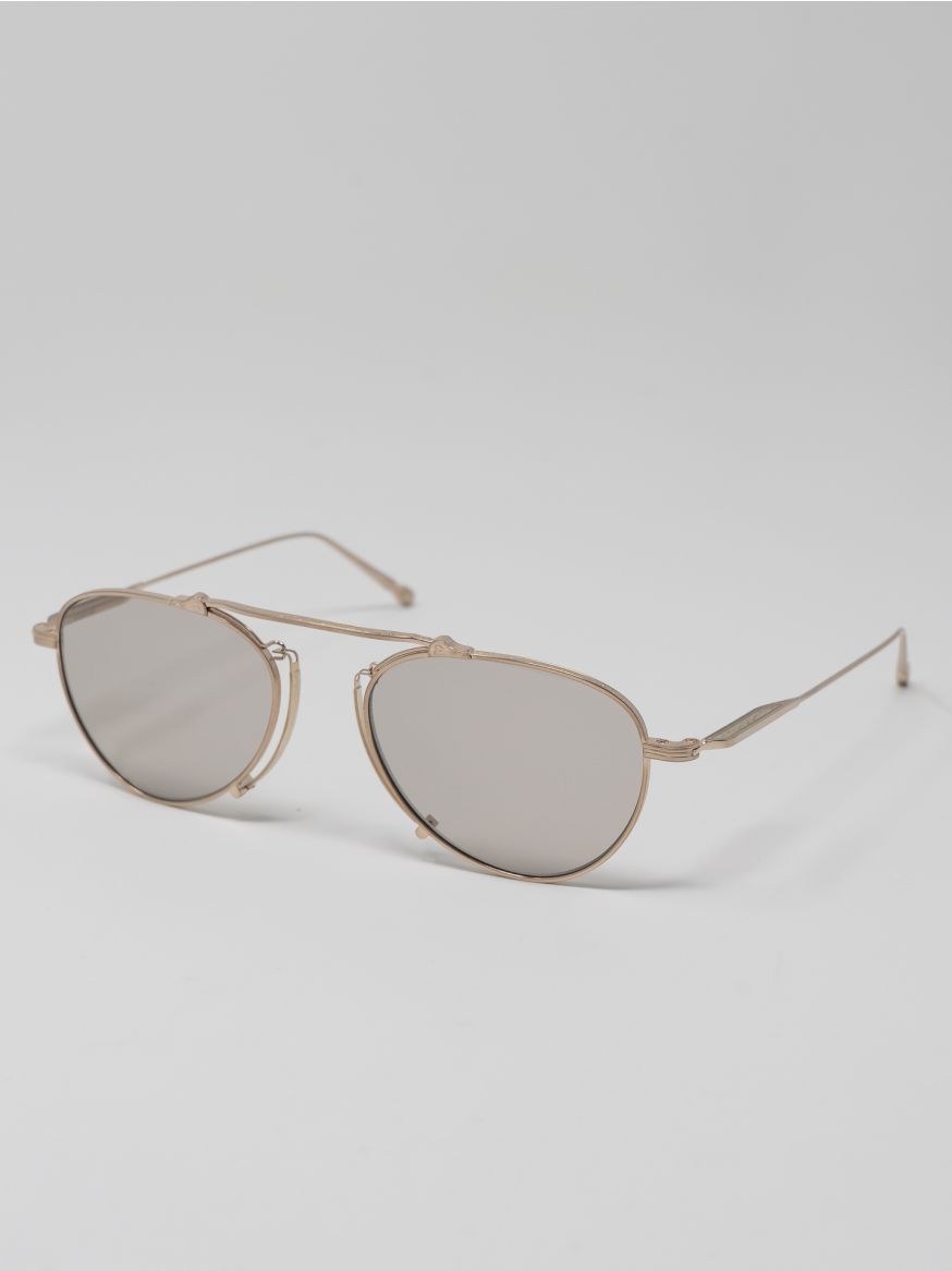 Matsuda M3130 Aviator Sunglasses – Brushed Gold