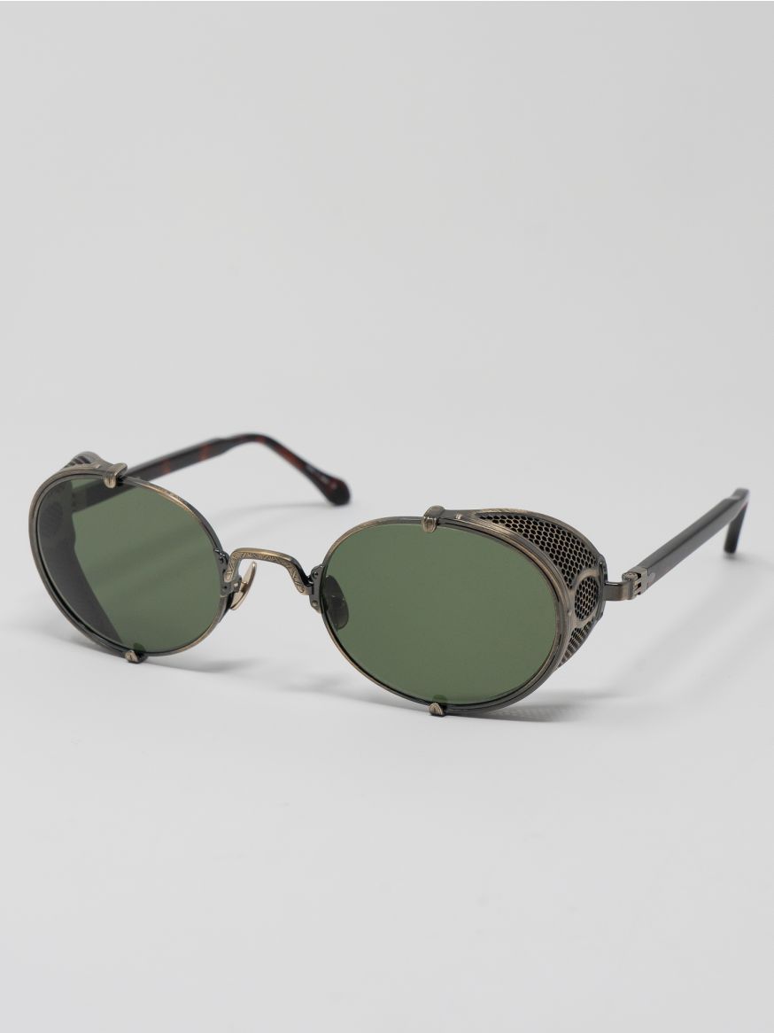 Matsuda 10610H Round Shape Sunglasses - Titanium Antique Gold