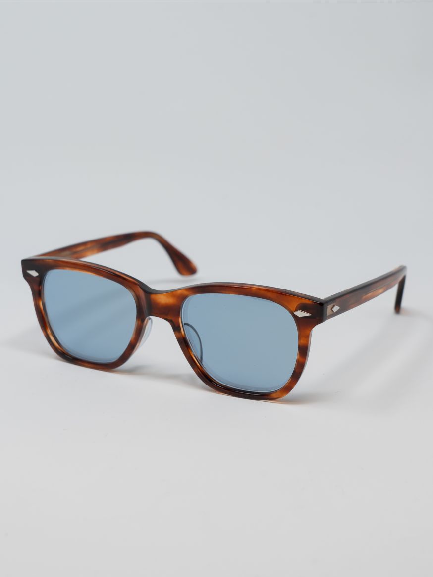 The Real McCoy’s Geyser Brown Frame Sunglasses - Blue