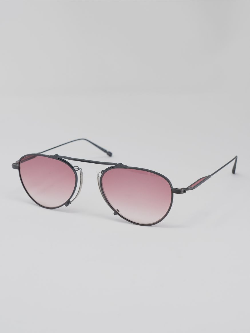 Matsuda M3141 Pantos Sunglasses - Ruthenium & Pink Gradient