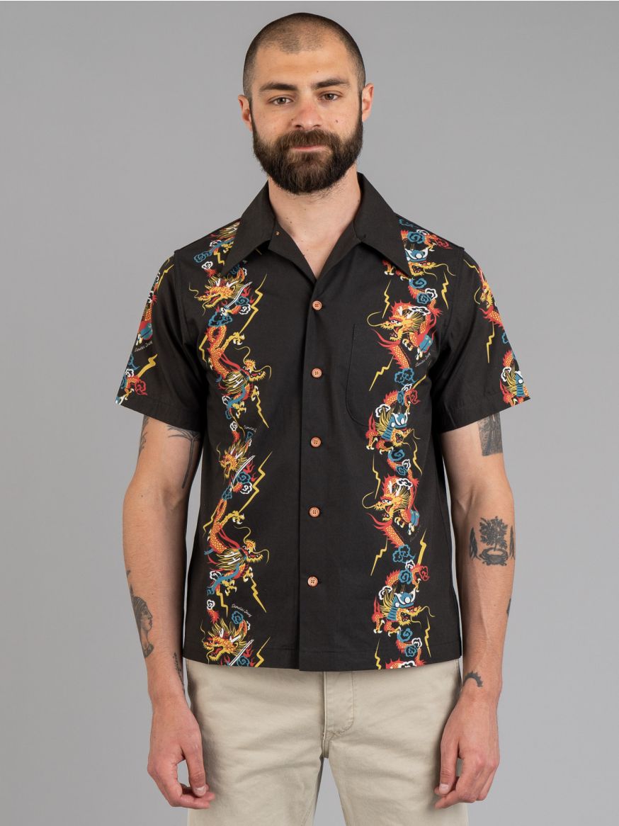 Samurai Dragon Hawaiian Shirt