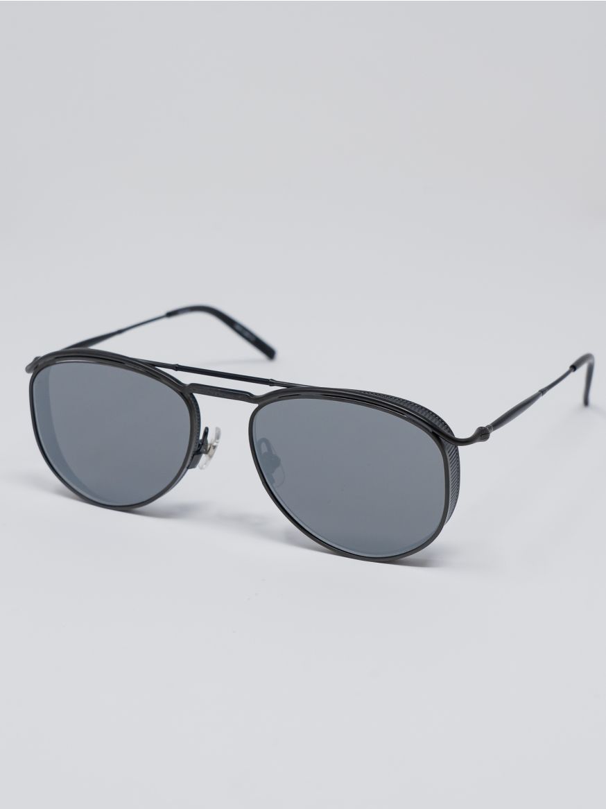 Matsuda M3122 Aviator Sunglasses - Matte Black