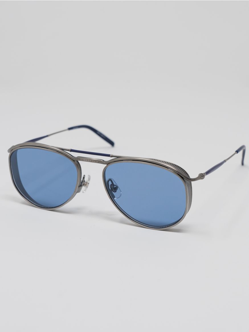 Matsuda M3122 Aviator Sunglasses - Antique Silver