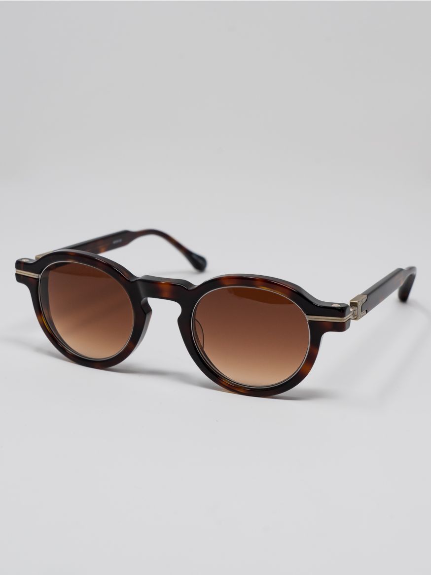 Matsuda M2050 Pantos Sunglasses - Dark Tortoise Antique Gold