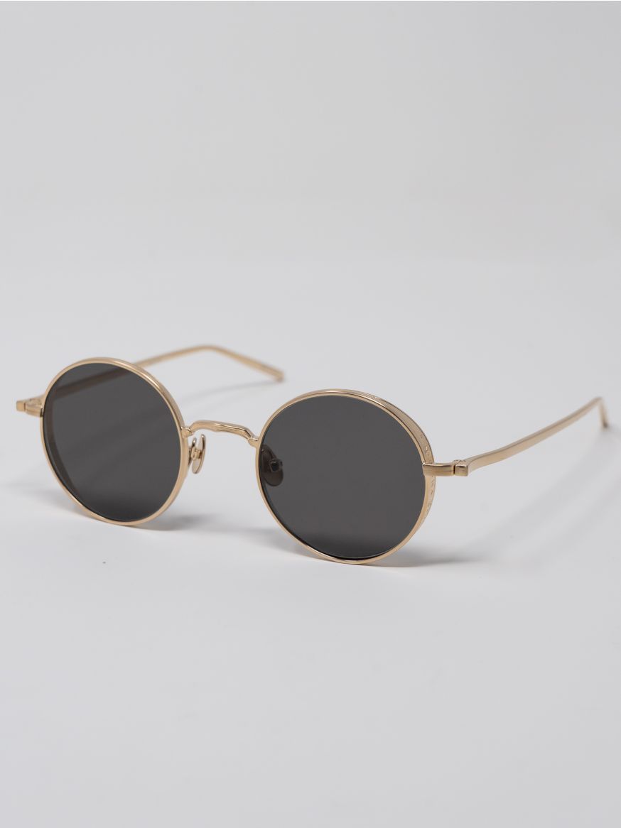 Matsuda M3087 Round Shape Sunglasses – Brushed Gold