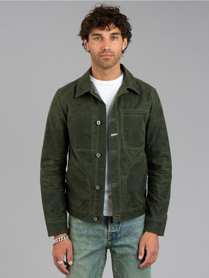 Rogue Territory Waxed Canvas Supply Jacket - Olive Ridgeline