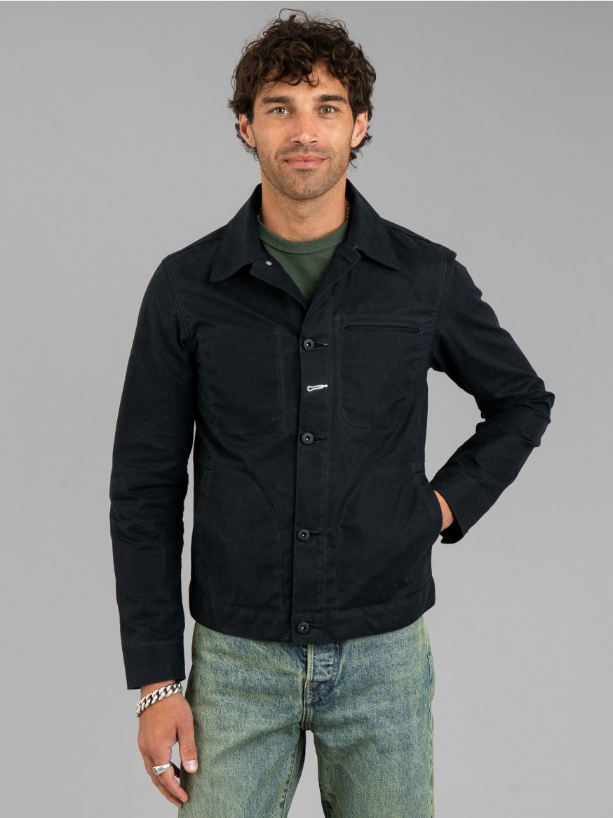 Rogue Territory Waxed Canvas Supply Jacket - Black Ridgeline