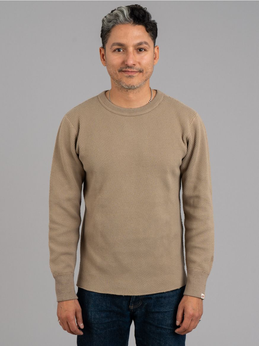 UES Double Honeycomb Thermal Long Sleeve - Beige