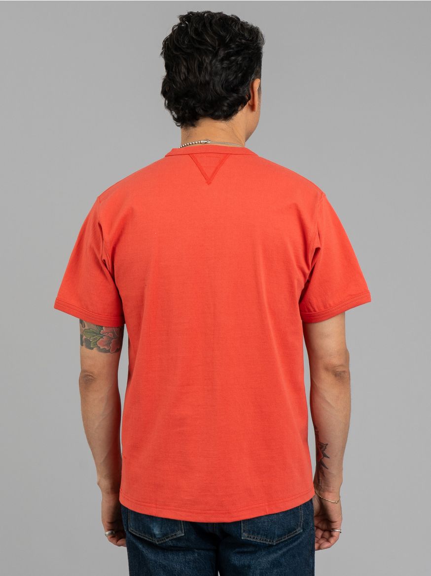 The Real McCoy’s Gusset Tee - Scarlet