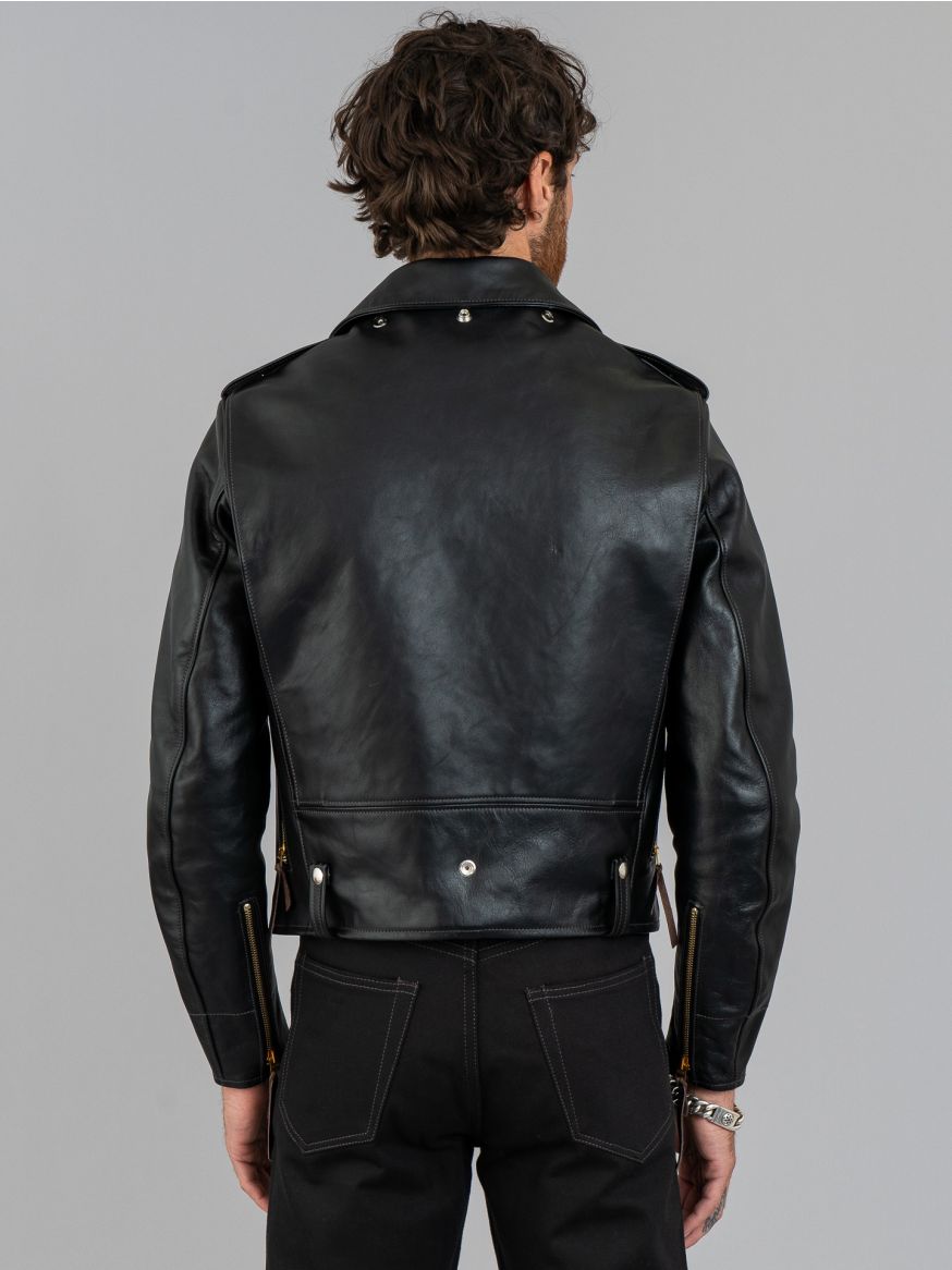 The Real McCoy’s Buco J-24 Horsehide Double Rider’s Jacket - Black