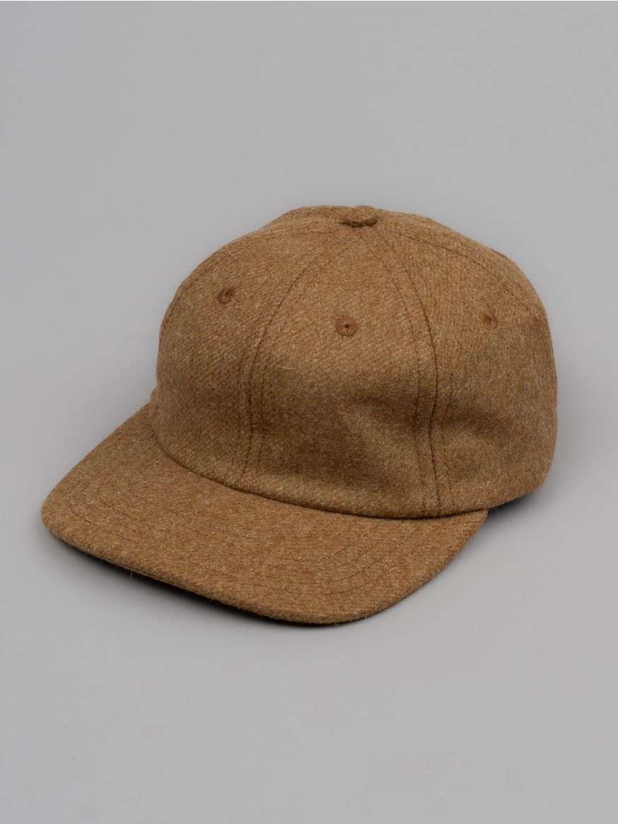 Dehen Wool Baseball Hat - Dark Tan