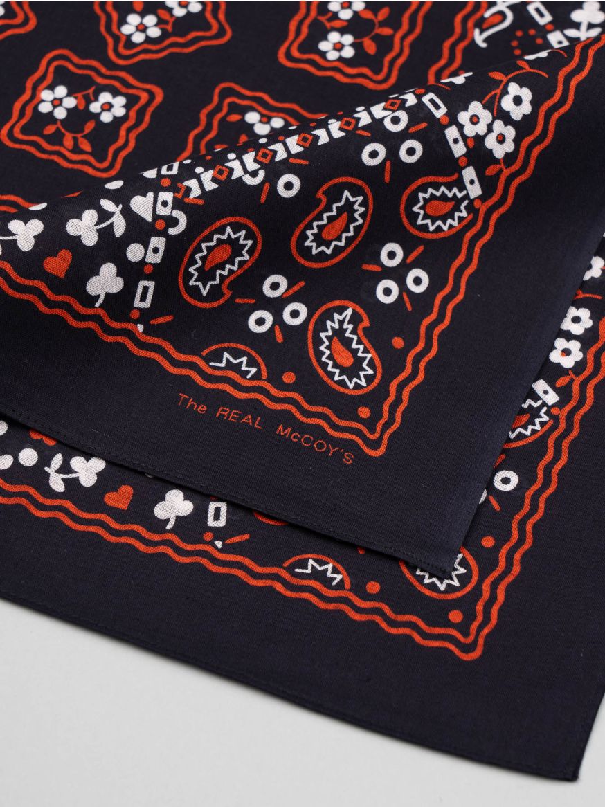 The Real McCoy’s “Cookie” Bandana - Navy