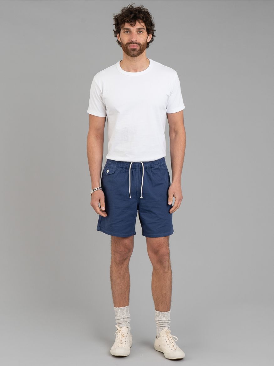 The Real McCoy’s Over Dyed Drill Swim Shorts - Navy