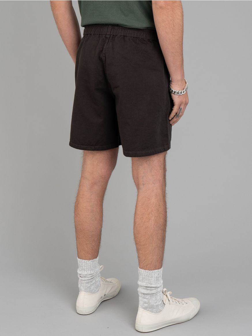 The Real McCoy’s Over Dyed Drill Swim Shorts - Black