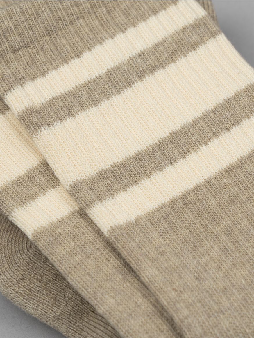 Decka Showatabé 80s Skater Organic Socks - Grey