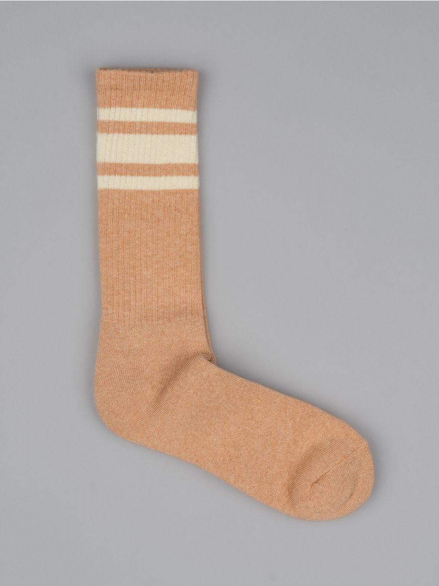 Decka 80s Skater Organic Socks - Orange 