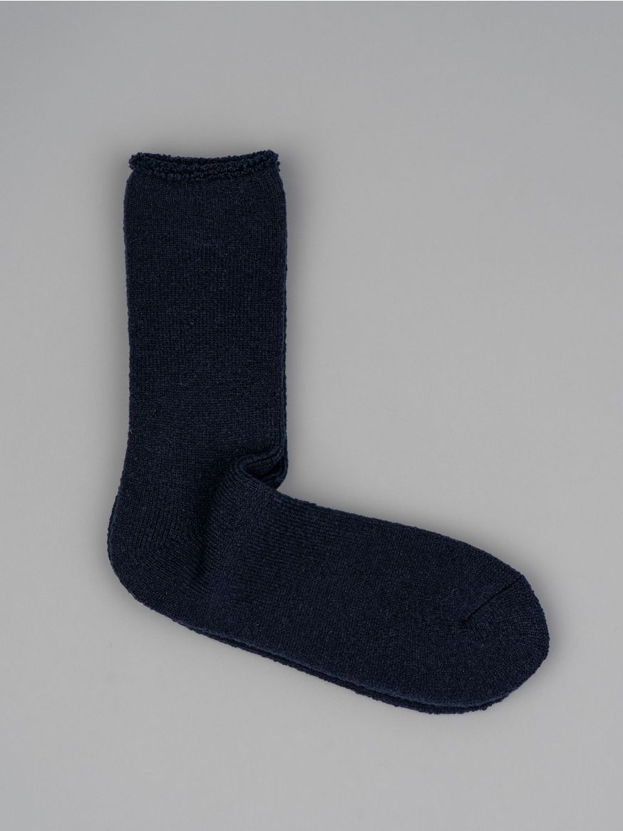 Decka-Showatabé Washable Wool Pile Socks - Navy