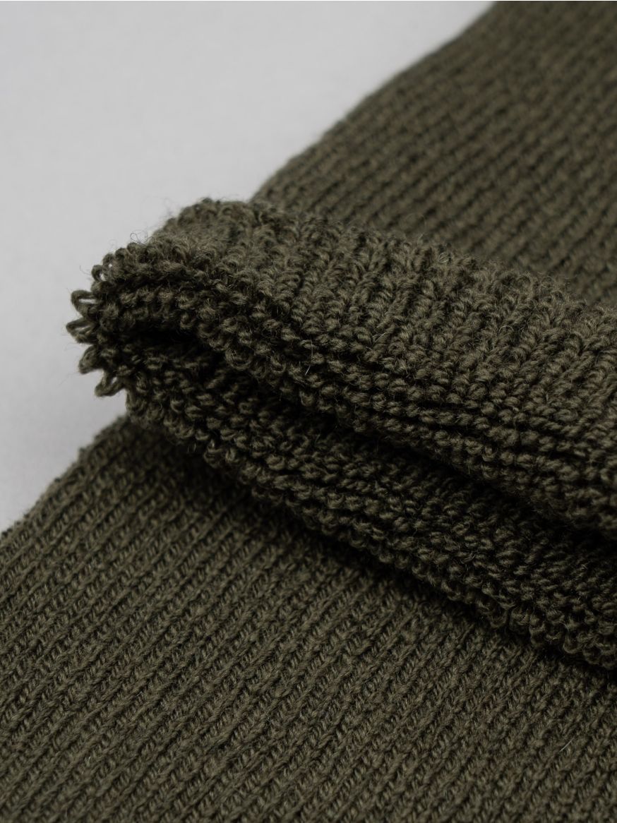 Decka-Showatabé Washable Wool Pile Socks - Olive