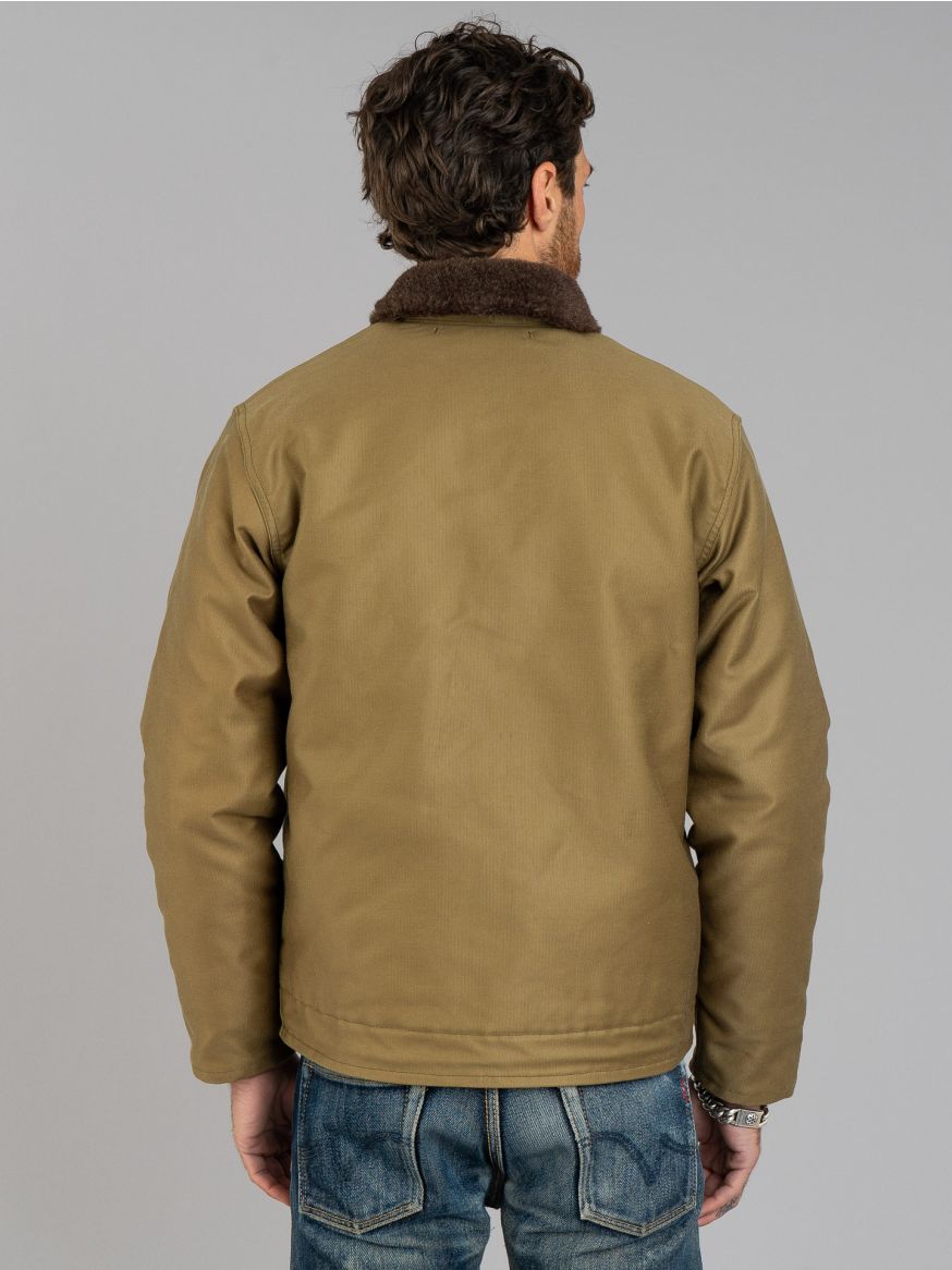 The  Real McCoy's N1 Deck Jacket - Khaki