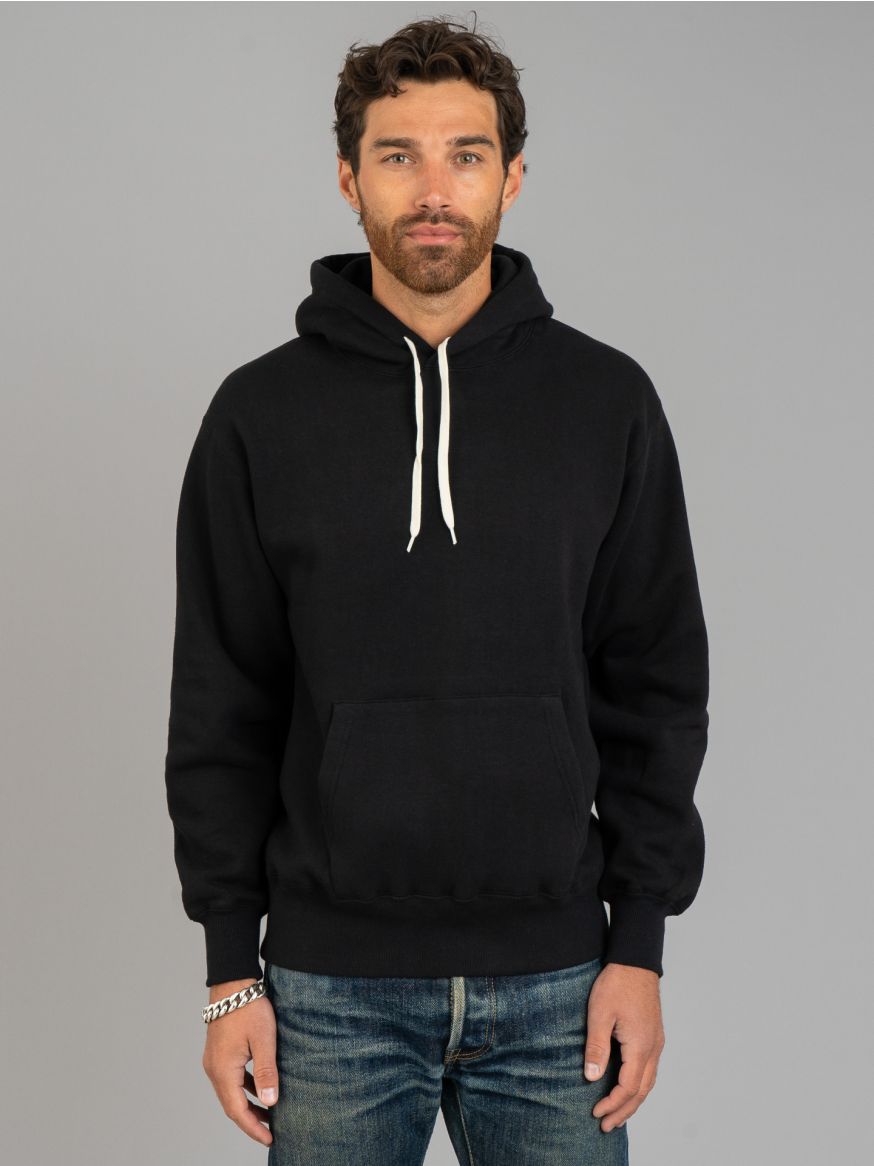 The Real McCoy’s 10oz Loopwheeled Pullover Hoodie V2 - Black