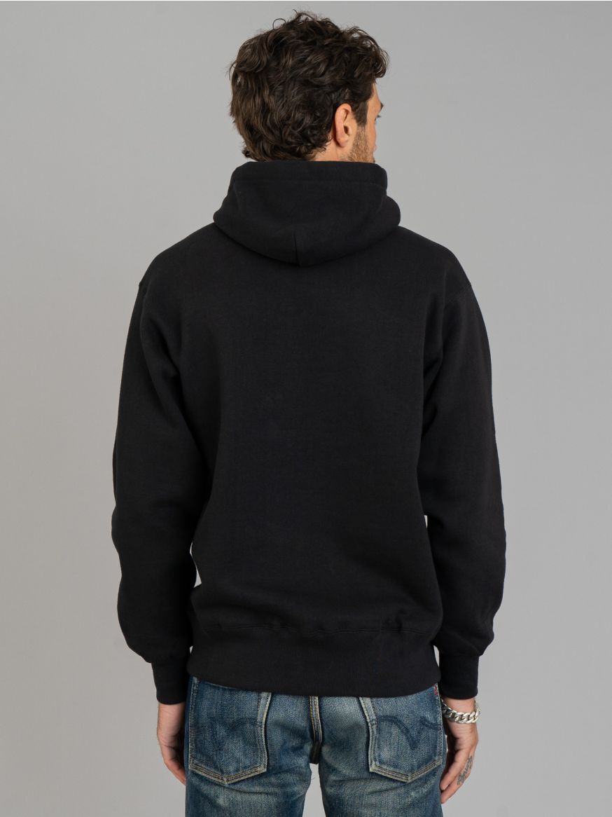 The Real McCoy’s 10oz Loopwheeled Pullover Hoodie V2 - Black