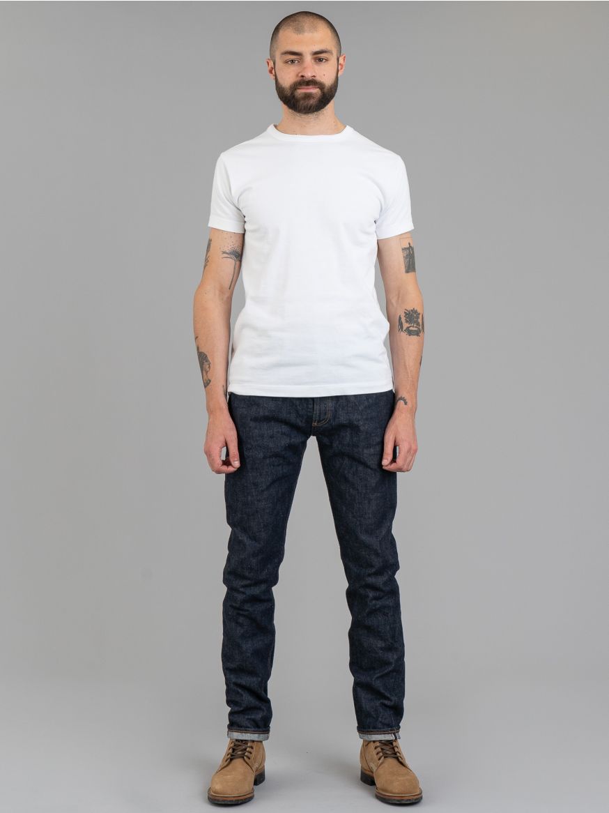 3sixteen CT-100xk Rinsed Indigo Kibata Selvedge Jeans - Relaxed Tapered