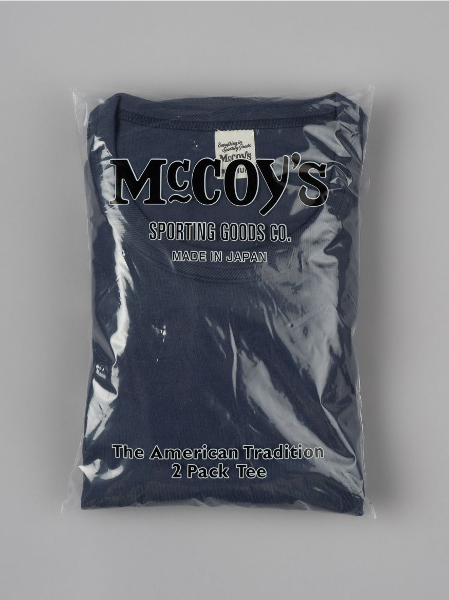 The Real McCoy’s 2 Pack T-Shirt - Navy