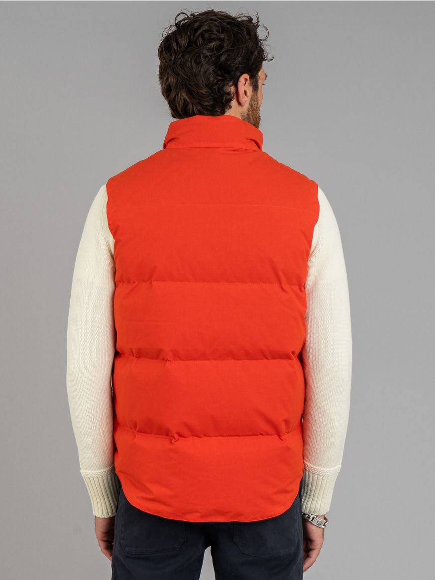 Manifattura Ceccarelli Goose Down Vest - Orange