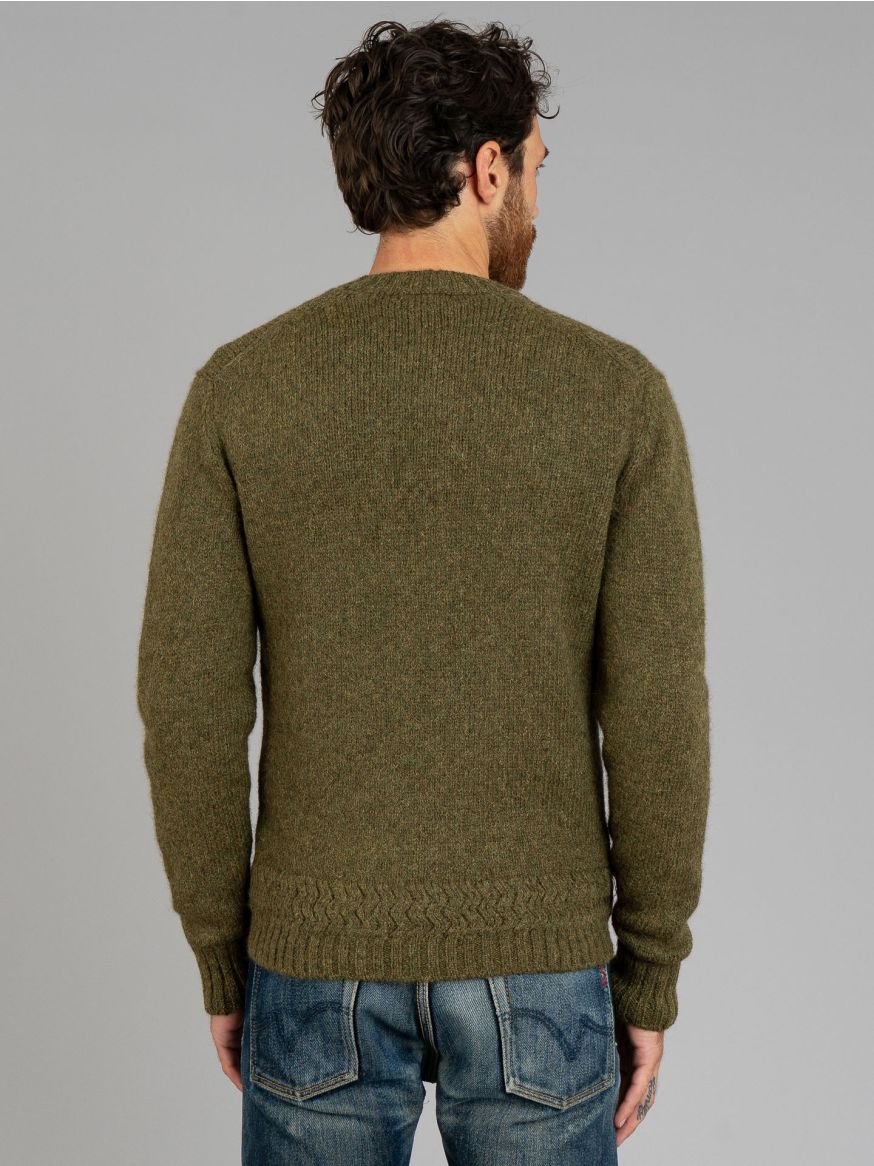 3sixteen Alpaca Crewneck Sweater - Forest