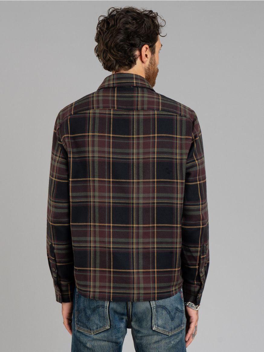 3sixteen Utility Flannel -  Black Olive Plaid