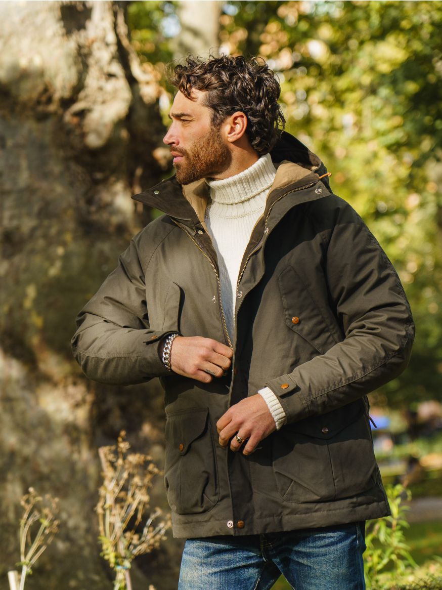 Manifattura Ceccarelli Fisherman Parka - Chocolate