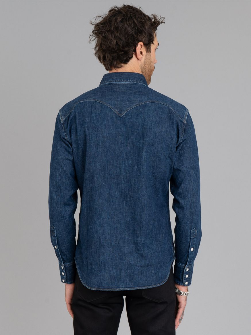 Stevenson Overall Cody Denim Shirt - Faded Indigo