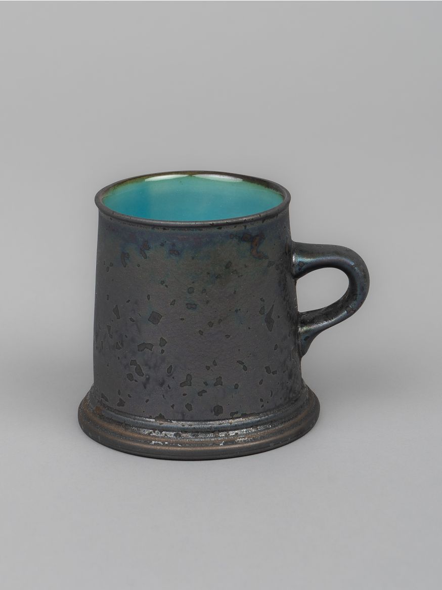 One Kiln Large A Mug - Ash & Blue