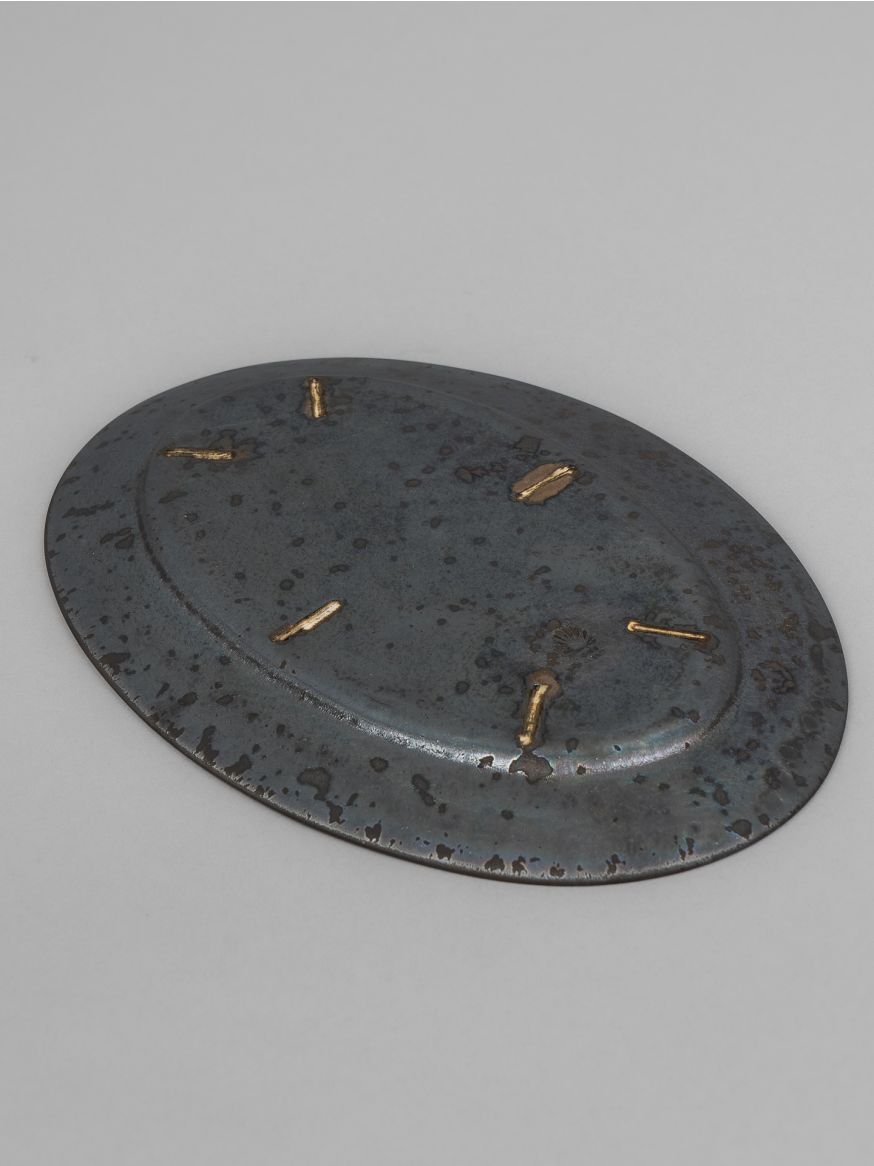 One Kiln Small Oval Plate - Ash