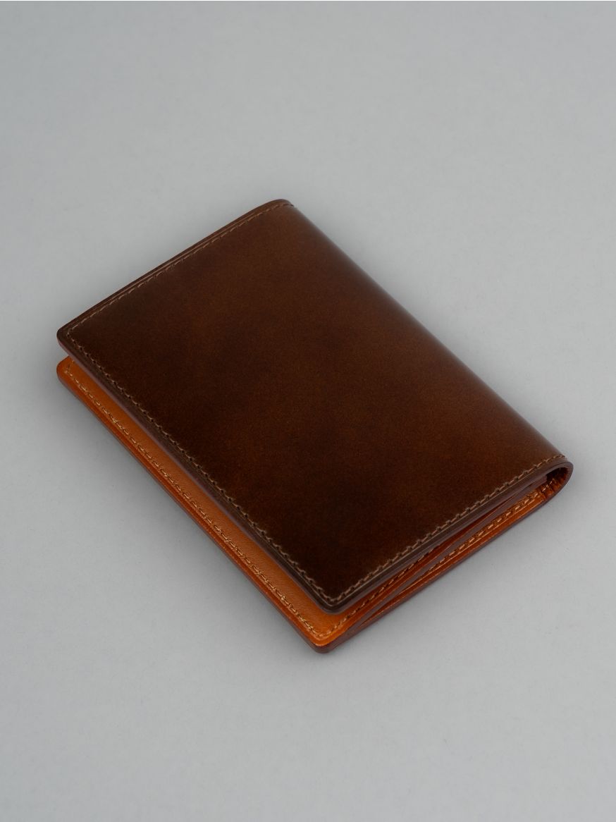 Tsuchiya Kaban Cordovan Card Case - Brown