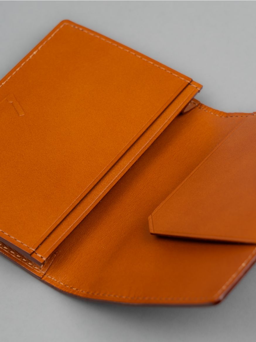 Tsuchiya Kaban Cordovan Card Case - Brown