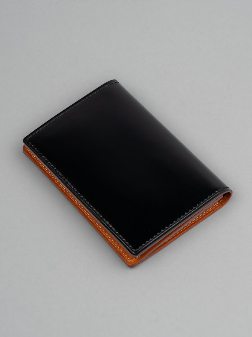 Tsuchiya Kaban Cordovan Card Case - Black