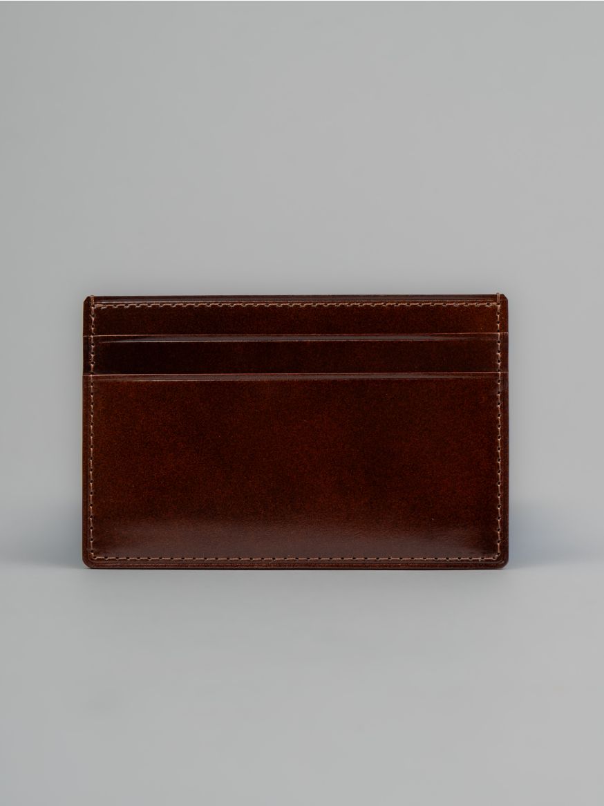 Tsuchiya Kaban Cordovan Card Holder - Brown