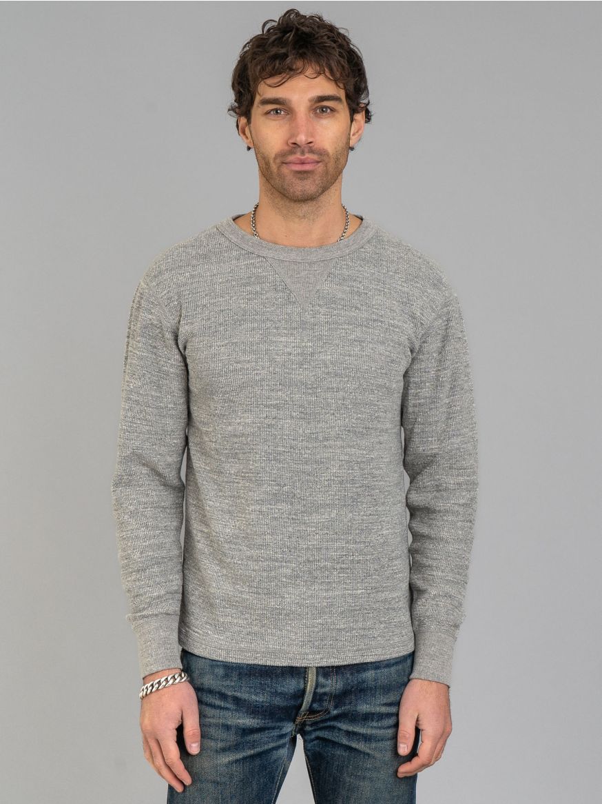 UES V-Gusset Long Sleeve T Shirt - Grey