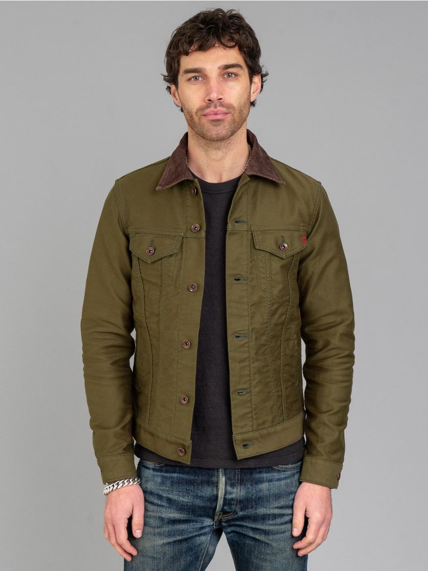 Iron Heart Whipcord Modified Type III Jacket - Olive