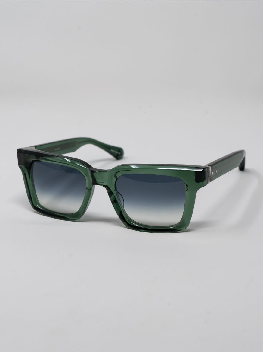 Matsuda M1033 Rectangular Sunglasses - Bottle Green