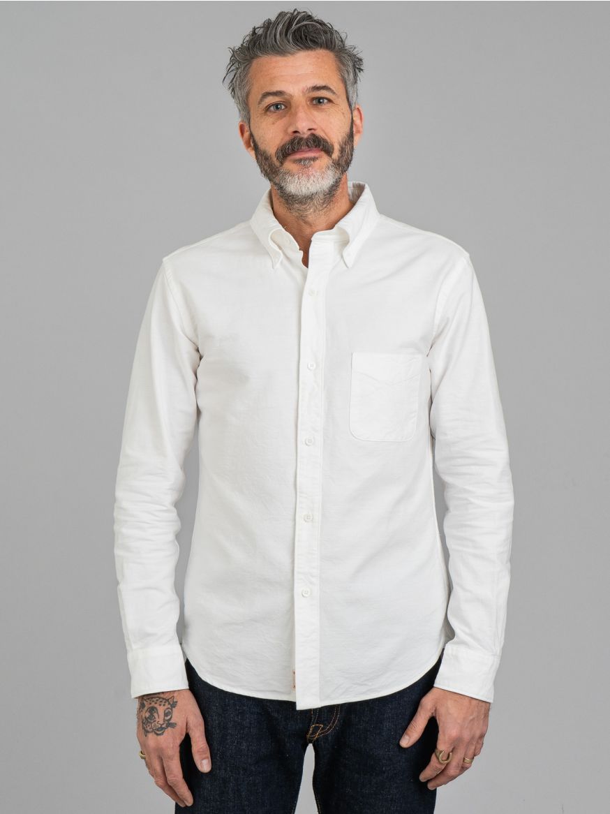 UES Selvedge Oxford Shirt - White